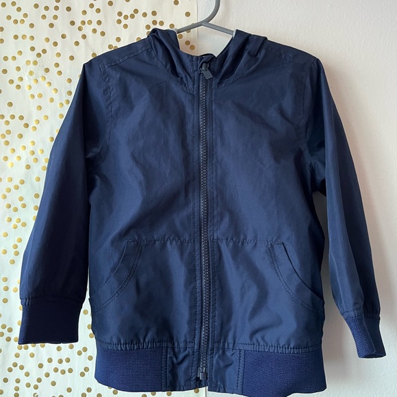 Old Navy Other - Old Navy Navy Spring/Fall Mid-weight Fleece Lined Nylon Jacket size 3T